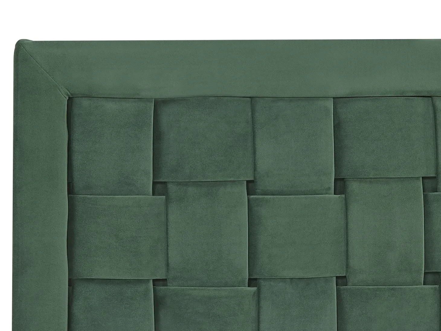 Seng Velour LIMOUX 180 x 200 cm Mørkegrøn