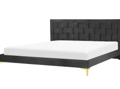 Seng Velour LIMOUX 180 x 200 cm Sort