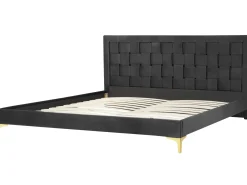 Seng Velour LIMOUX 180 x 200 cm Sort