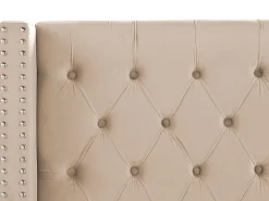 Seng Velour LUBBON 180 x 200 cm Beige