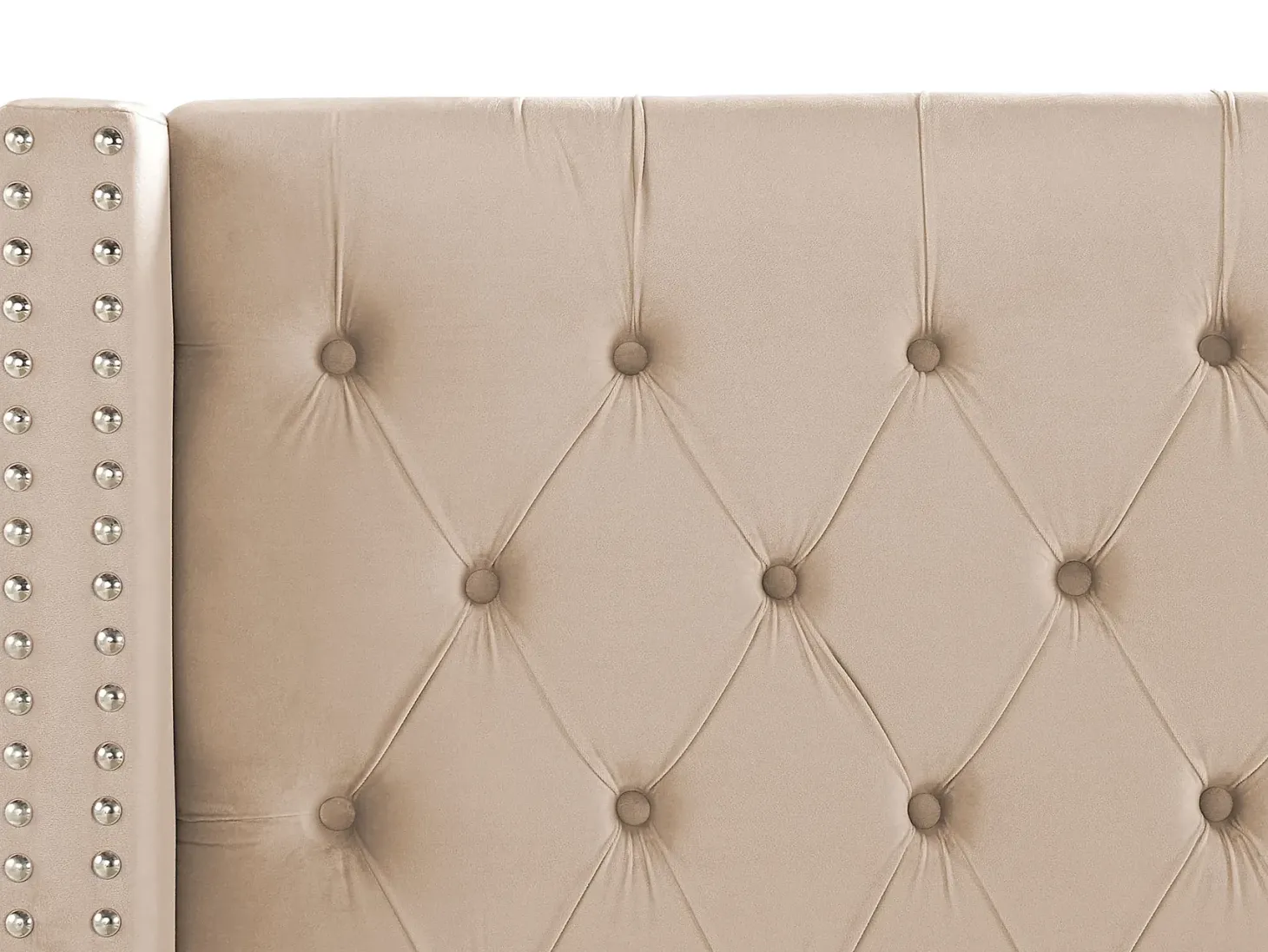 Seng Velour LUBBON 180 x 200 cm Beige