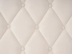 Seng Velour LUBBON 160 x 200 cm Cremehvid
