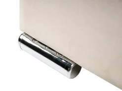 Seng Velour LUBBON 160 x 200 cm Cremehvid