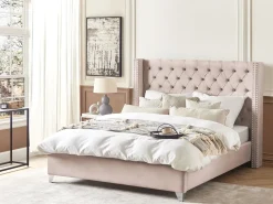 Seng Velour LUBBON 180 x 200 cm Pastellrosa