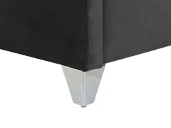 Seng Velour LUBBON 160 x 200 cm Sort
