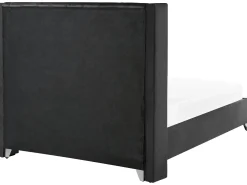 Seng Velour LUBBON 160 x 200 cm Sort