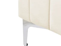 Seng Velour LUNAN 140 x 200 cm Lys Beige