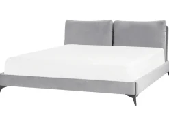 Seng Velour MELLE 180 x 200 cm Grå