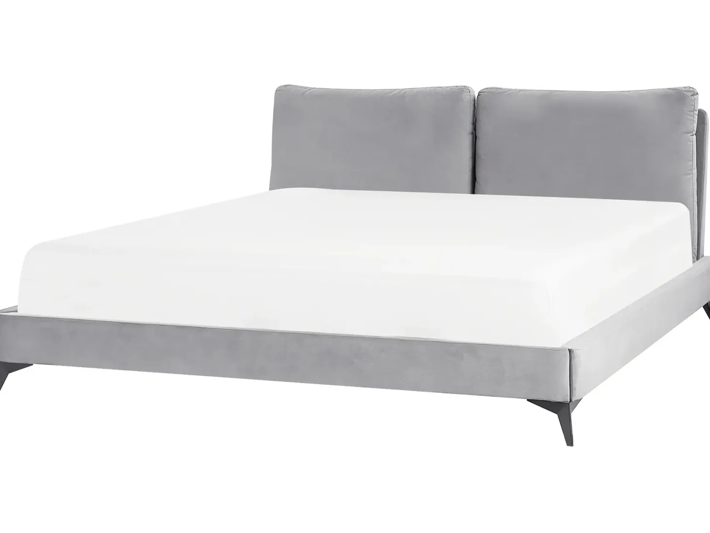 Seng Velour MELLE 180 x 200 cm Grå