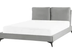 Seng Velour MELLE 140 x 200 cm Grå