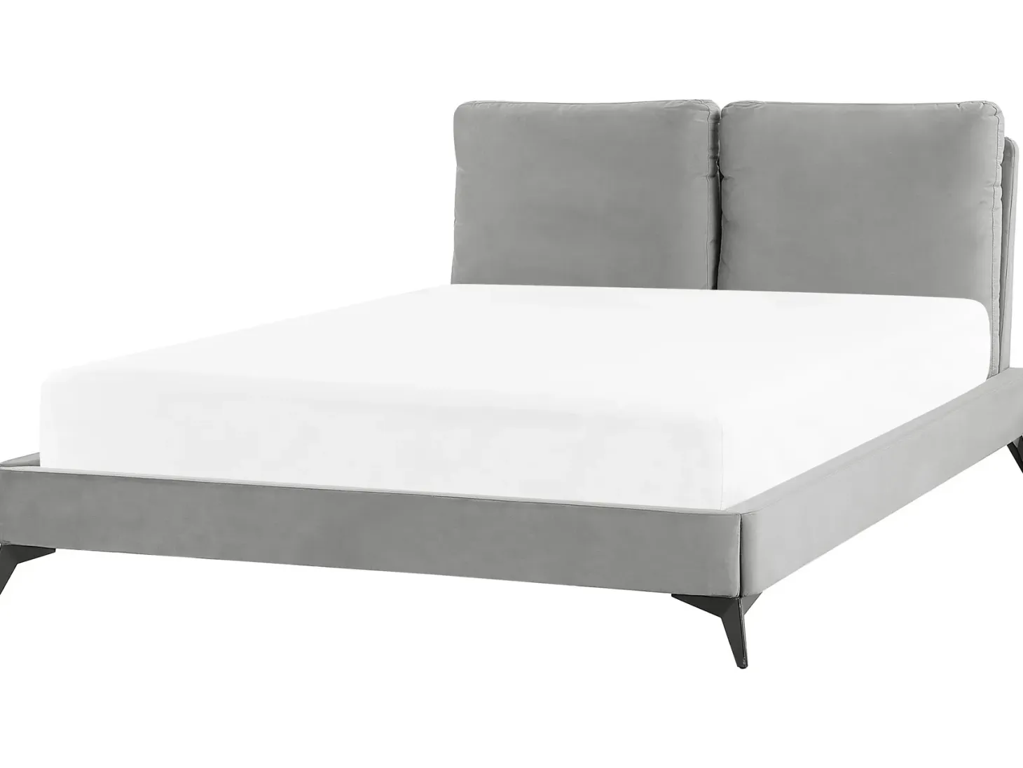 Seng Velour MELLE 140 x 200 cm Grå