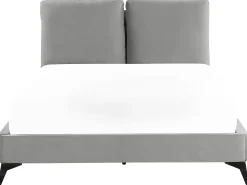 Seng Velour MELLE 140 x 200 cm Grå