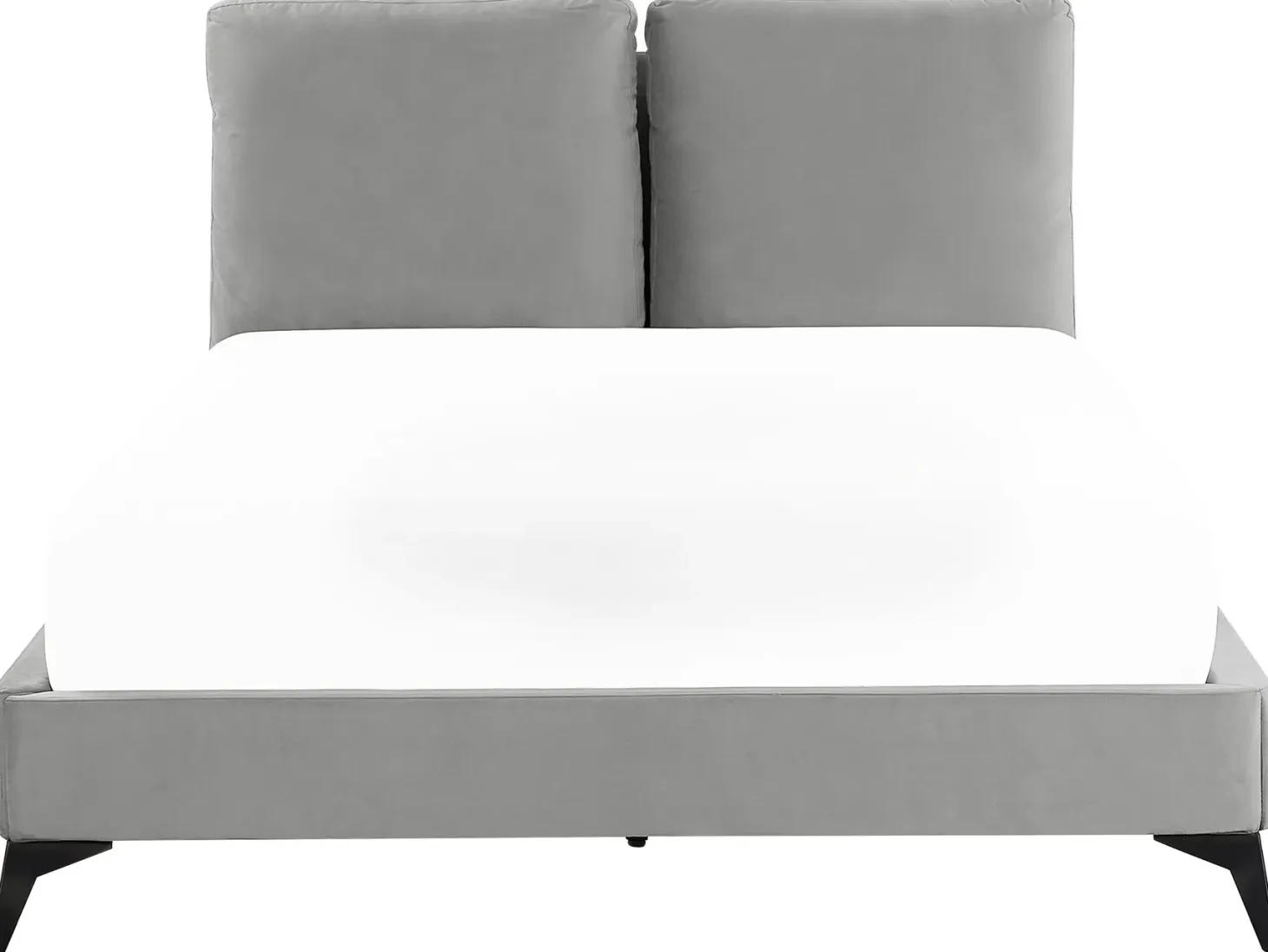 Seng Velour MELLE 140 x 200 cm Grå