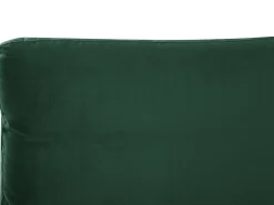 Seng Velour MELLE 180 x 200 cm Smaragdgrøn