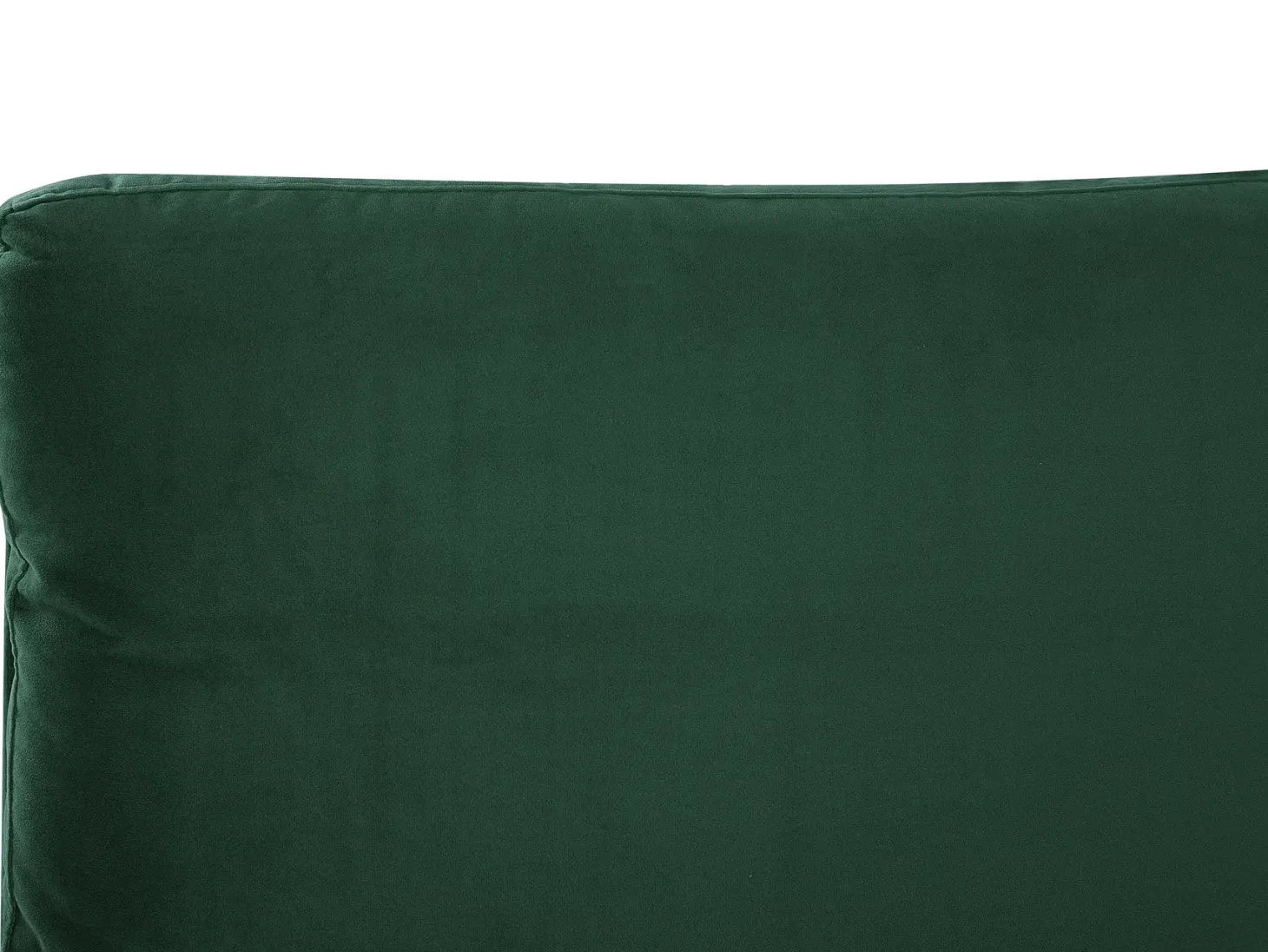 Seng Velour MELLE 180 x 200 cm Smaragdgrøn