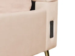 Seng Velour MIRIBEL 160 x 200 cm Beige