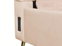 Seng Velour MIRIBEL 140 x 200 cm Beige
