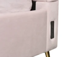 Seng Velour MIRIBEL 140 x 200 cm Pastellrosa