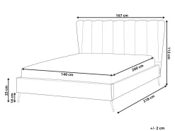 Seng Velour MIRIBEL 140 x 200 cm Pastellrosa