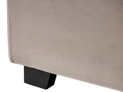 Seng Velour ROUEN 160 x 200 cm Brungrå