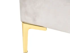 Seng Velour SAUVIAN 180 x 200 cm Cremehvid
