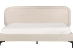 Seng Velour SUZETTE 160 x 200 cm Lys Beige