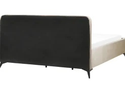 Seng Velour VALOGNES 180 x 200 cm Brungrå
