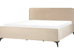 Seng Velour VALOGNES 180 x 200 cm Brungrå