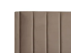Seng Velour VILLETTE 180 x 200 cm Brungrå