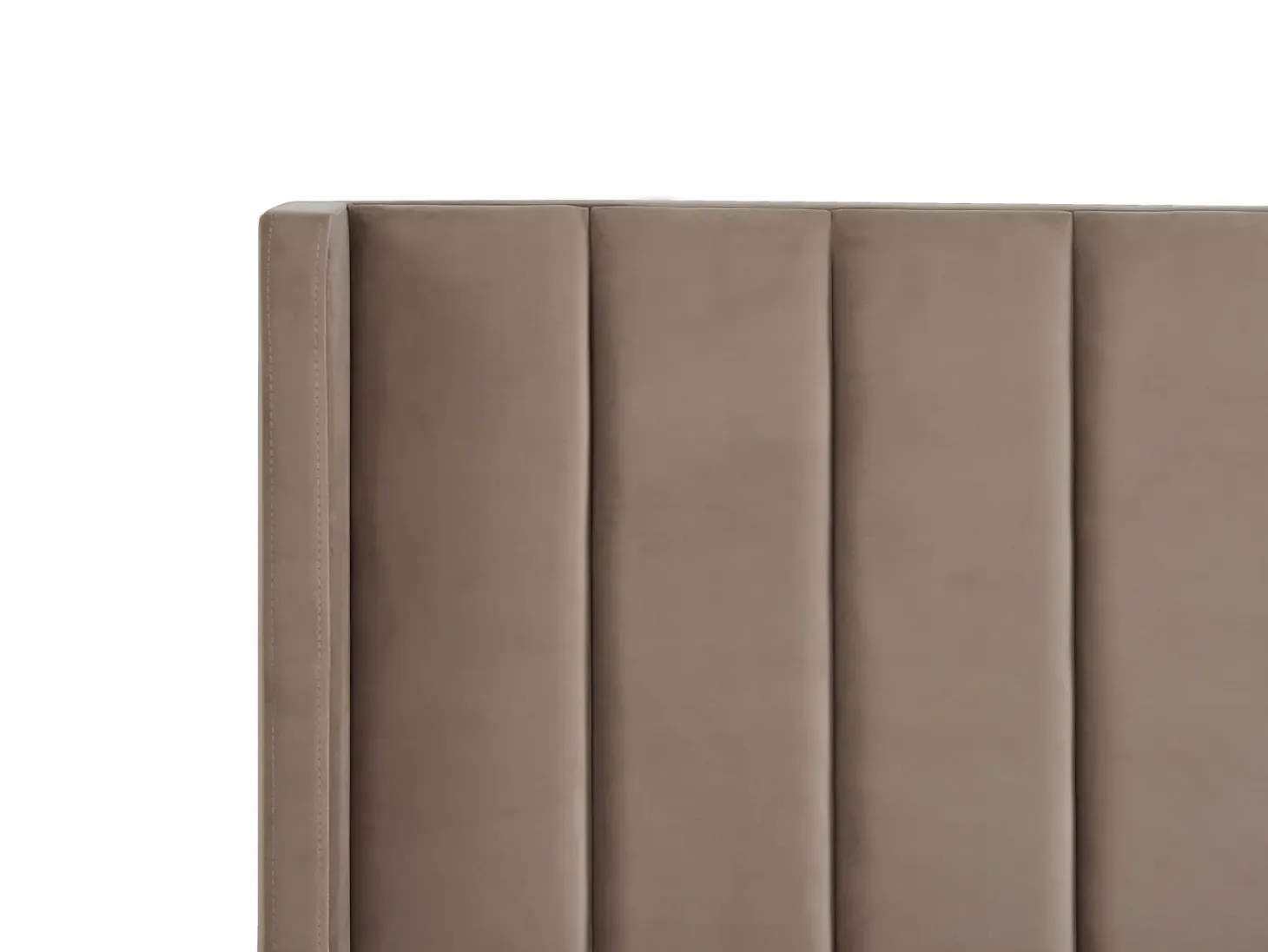 Seng Velour VILLETTE 180 x 200 cm Brungrå