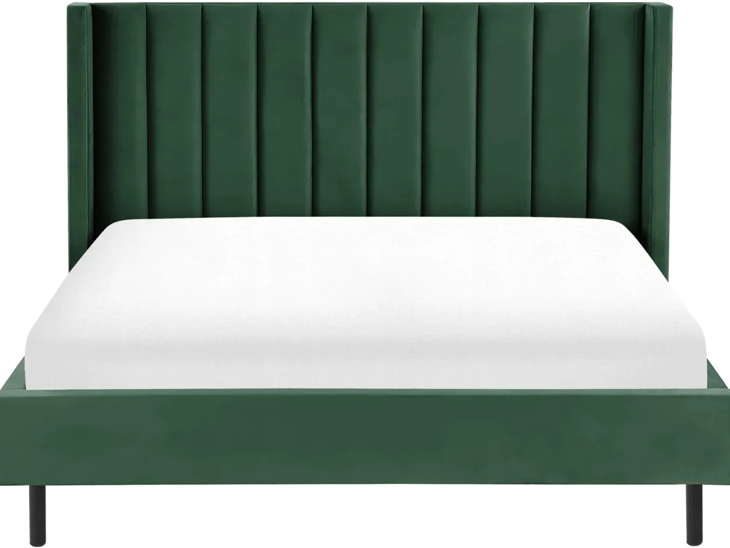 Seng Velour VILLETTE 180 x 200 cm Mørkegrøn