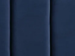 Seng Velour VILLETTE 160 x 200 cm Navy Blå