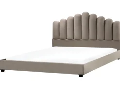 Seng Velour VINCENNES 180 x 200 cm Brungrå