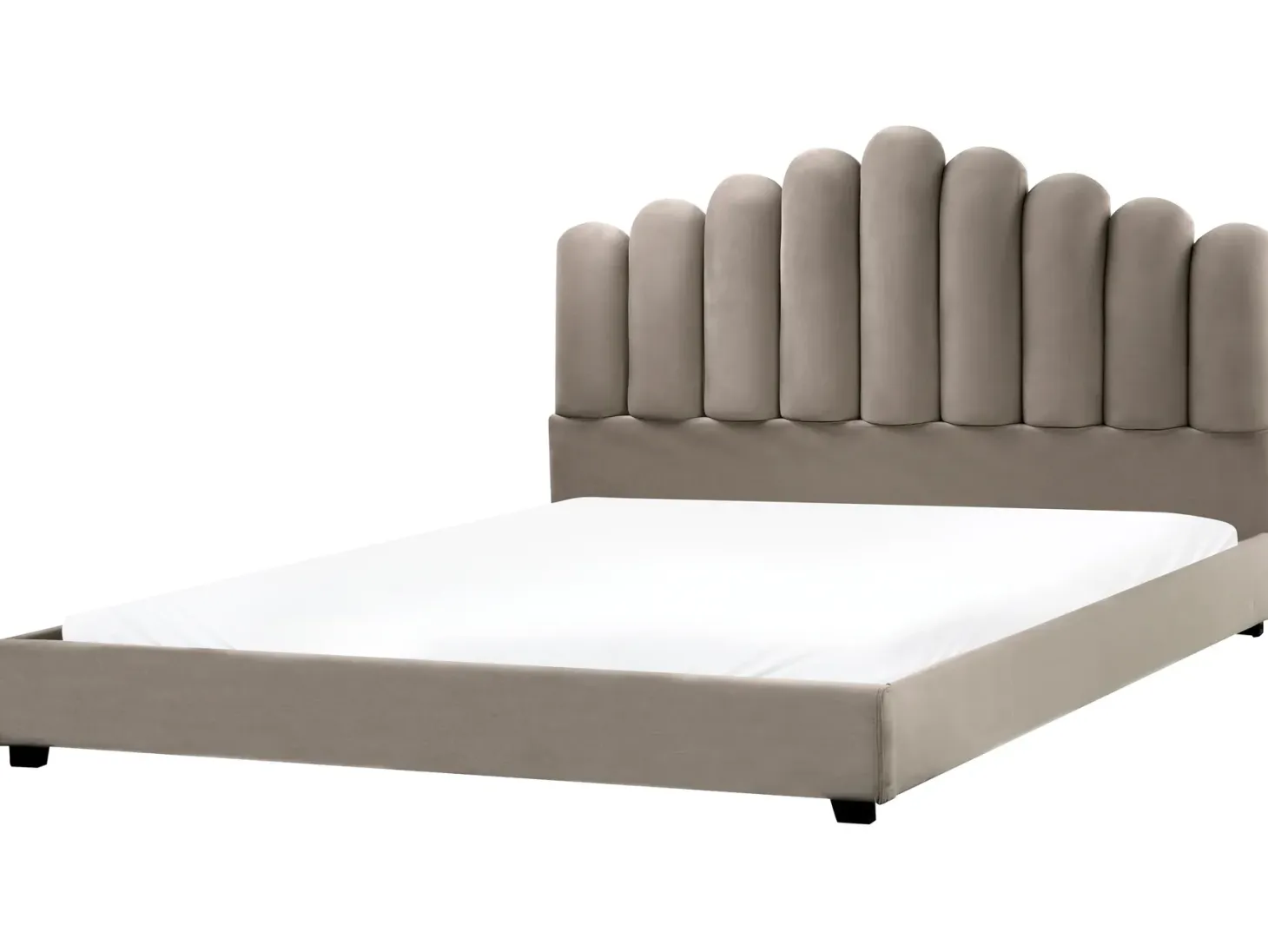 Seng Velour VINCENNES 180 x 200 cm Brungrå