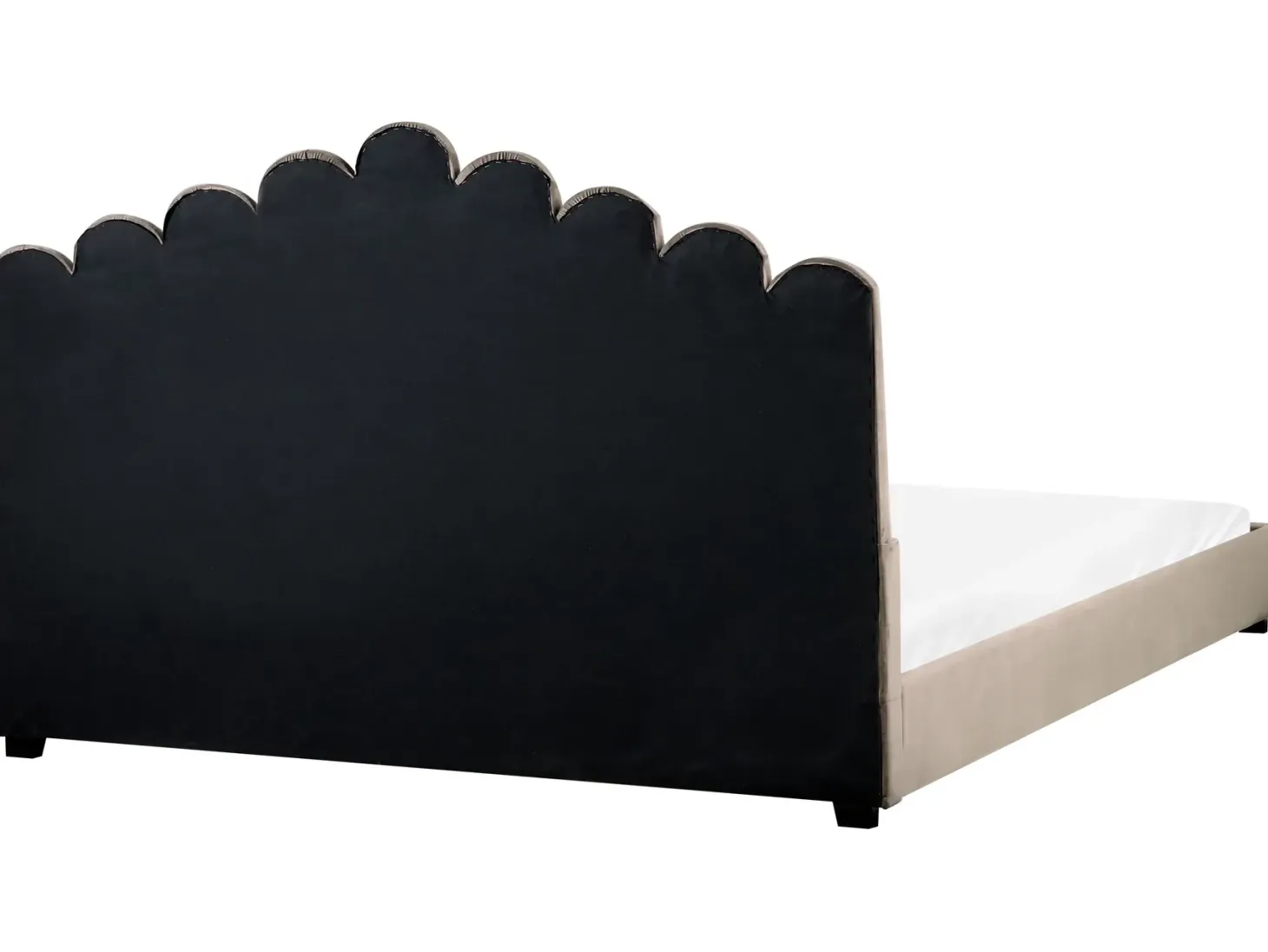 Seng Velour VINCENNES 180 x 200 cm Brungrå