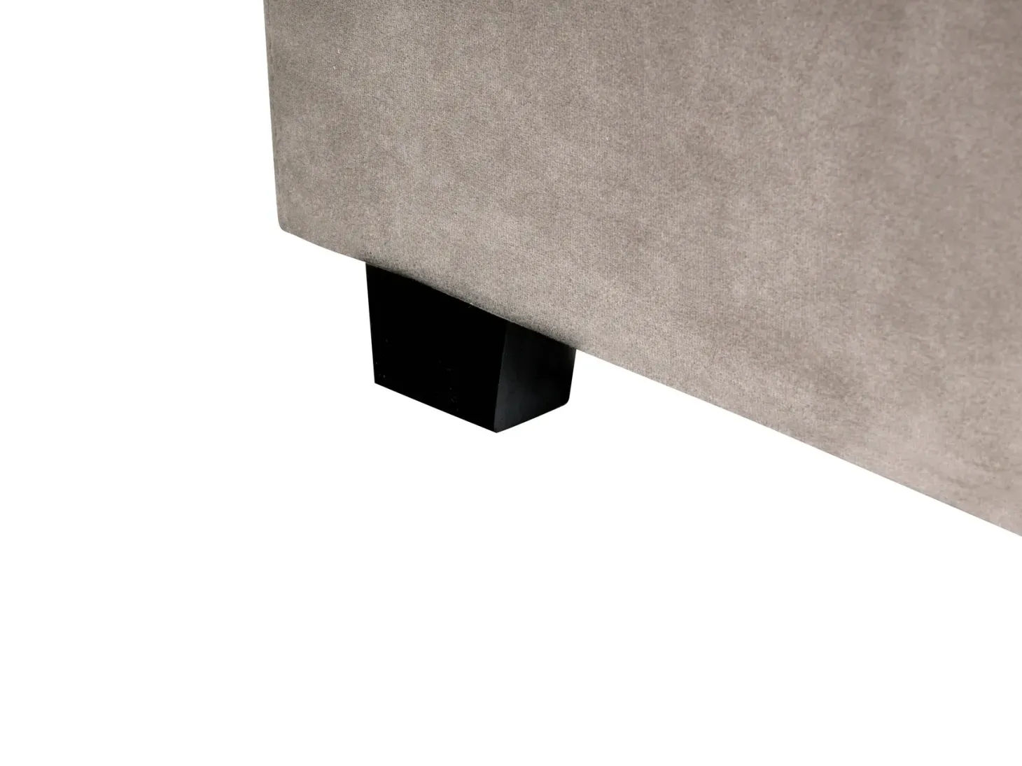 Seng Velour VINCENNES 180 x 200 cm Brungrå