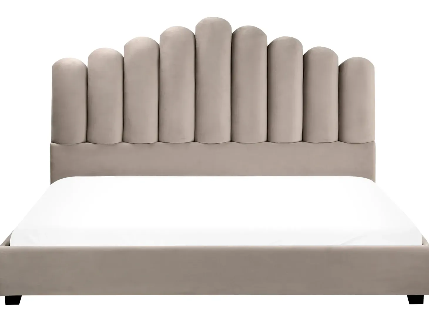 Seng Velour VINCENNES 180 x 200 cm Brungrå