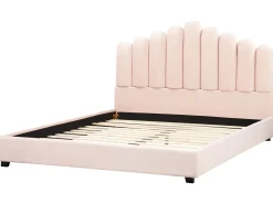 Seng Velour VINCENNES 180 x 200 cm Pastellrosa