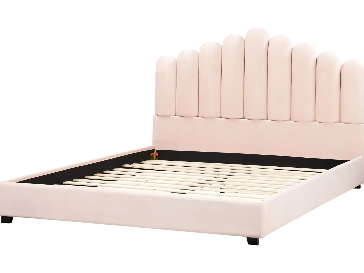 Seng Velour VINCENNES 180 x 200 cm Pastellrosa