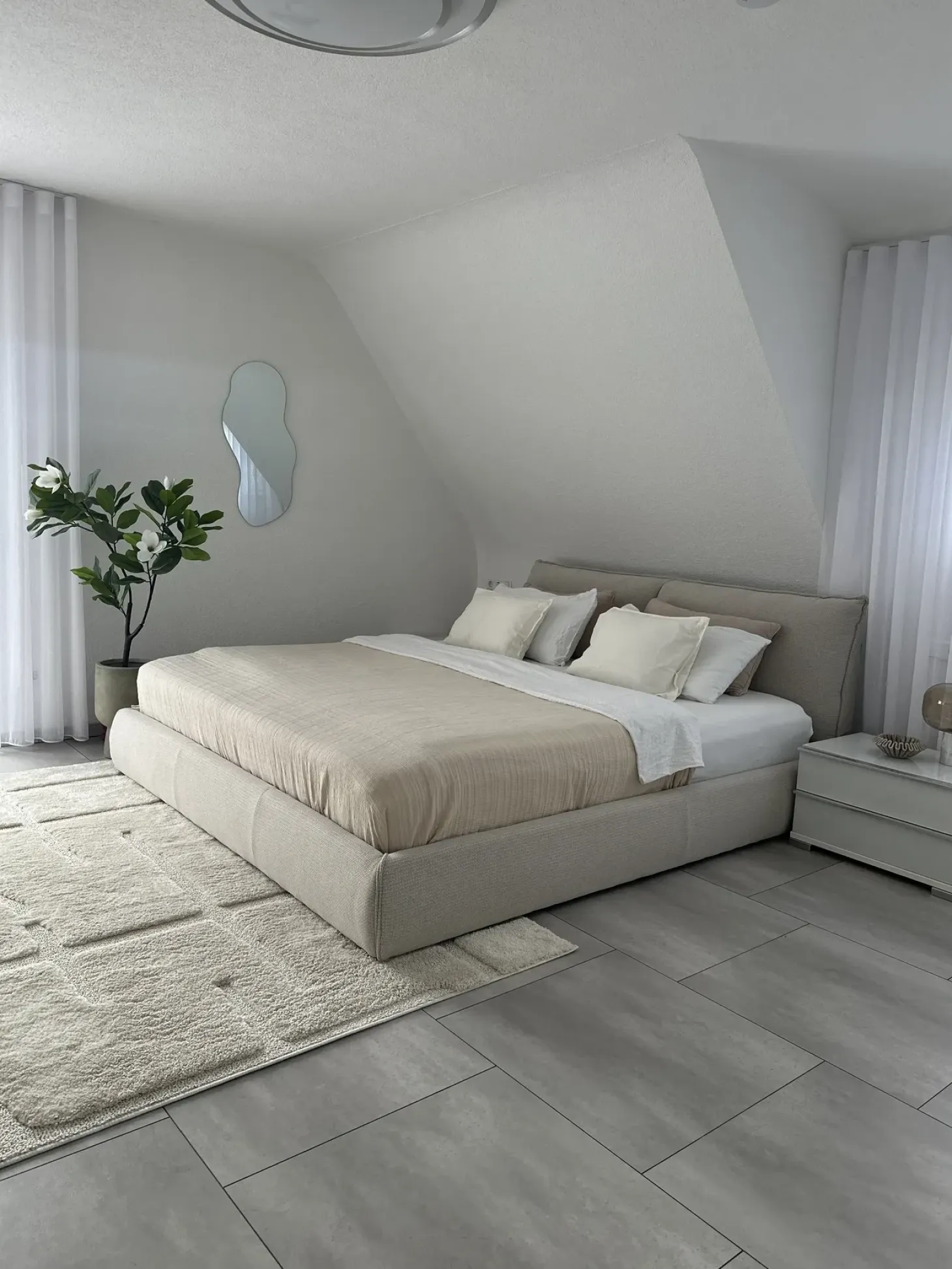 Seng VINAY 180 x 200 cm Beige