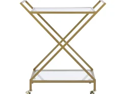 Serveringsvogn IVERA Metal Transparent