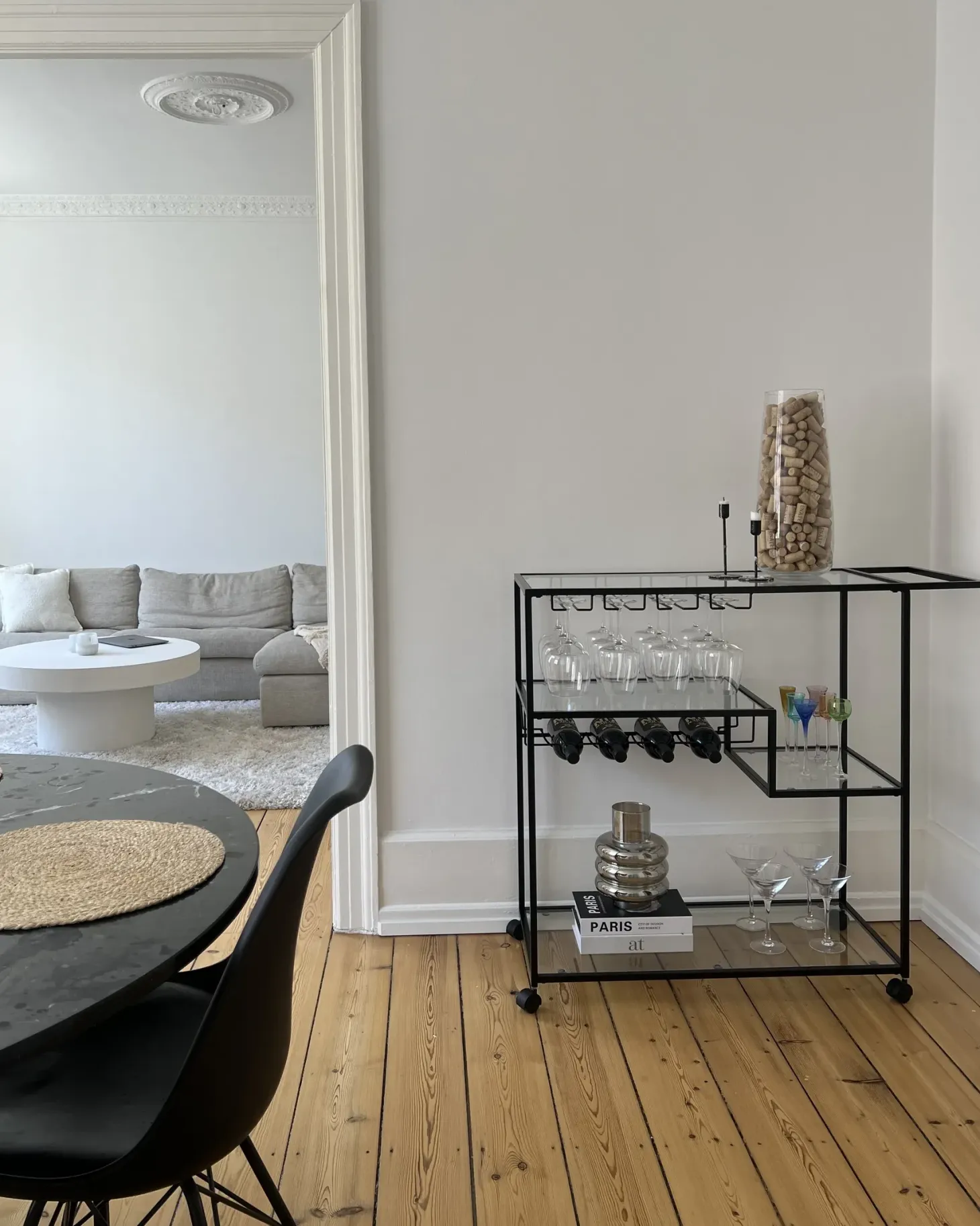 Serveringsvogn MARCOLA Metal Sort
