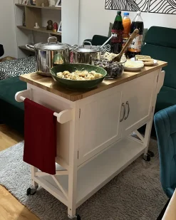 Serveringsvogn MELE Hvid