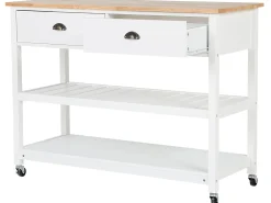 Serveringsvogn NAVARINO Træ Hvid