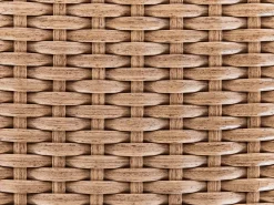 SEVERO 9 personers Loungesæt med bord Sand Beige PE-rattan