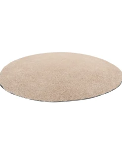 Shaggy gulvtæppe DEMRE Beige ø 140 cm