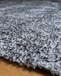 Shaggy gulvtæppe DEMRE Grå 200 x 300 cm