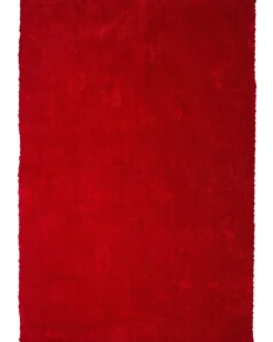 Shaggy gulvtæppe DEMRE Rød 200 x 300 cm