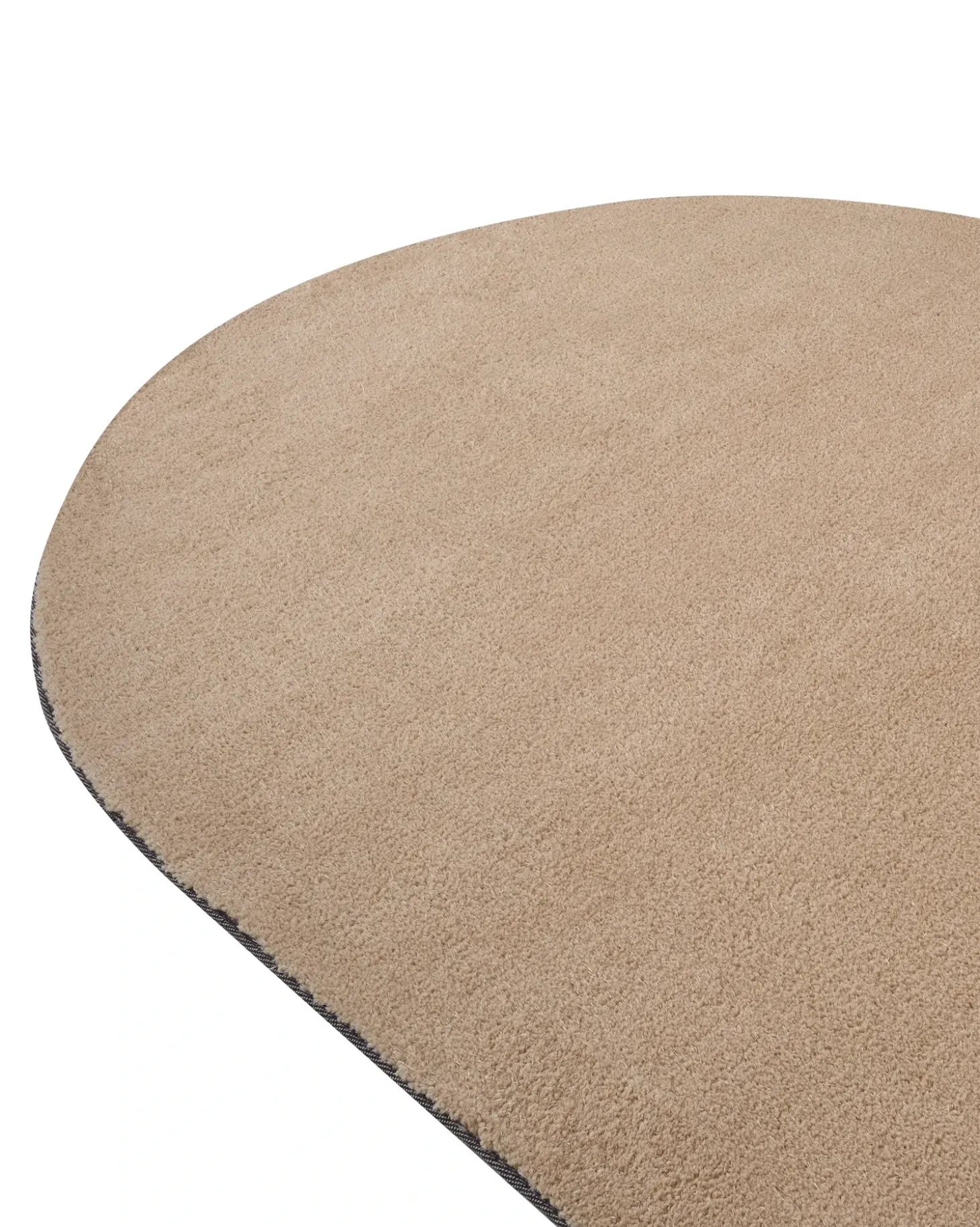 Shaggy gulvtæppe DEMRE Sand Beige 160 x 230 cm