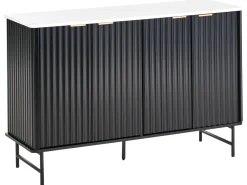 Skab GLASTONBURY Marmor/sort